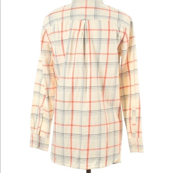 BANANA REPUBLIC Stripe button down shirt. Sz S - Picture 3 of 5